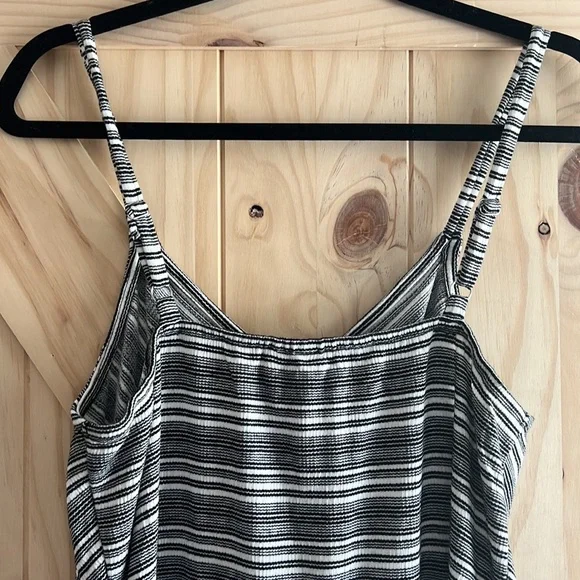 Universal Thread Black & White Striped Tank Dress XL - Picture 5 of 6